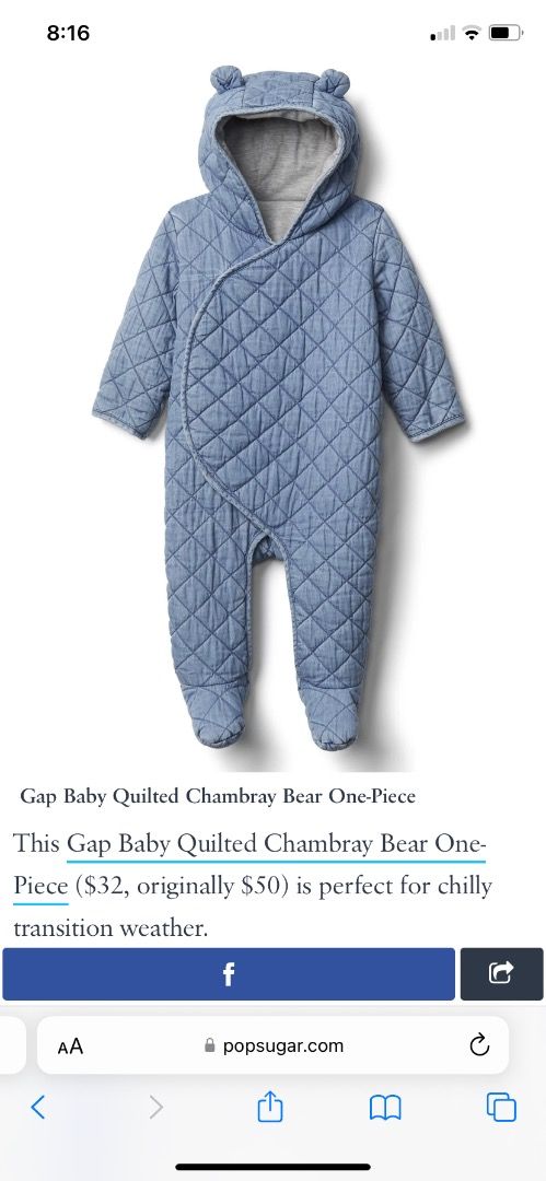 Baby gap top snowsuit canada