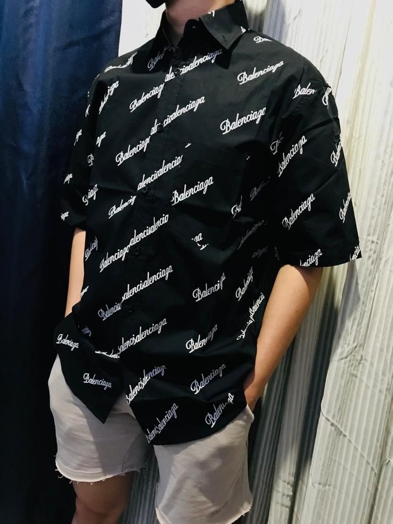 Balenciaga outlet button shirt