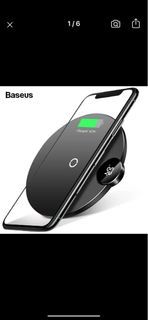 Baseus LED Digital Display Qi Wireless Charger For iPhone 10W Qi Wireless Fast Charging Pad For Samsung