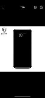 Baseus Q2 Wireless Charging Power Bank Holder 3 In 1 Design 8000mAh Dual USB Digital Display for Xiaomi Iphone Huawei Sumsang