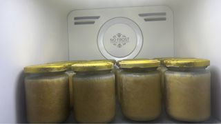 Beef bone broth grass fed - high fat