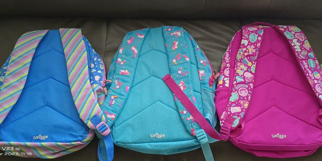Beg sekolah jenama SMIGGLE Men s Fashion Bags Backpacks on