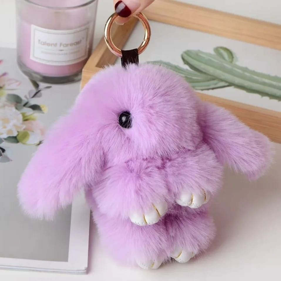 Furry sale rabbit keychain