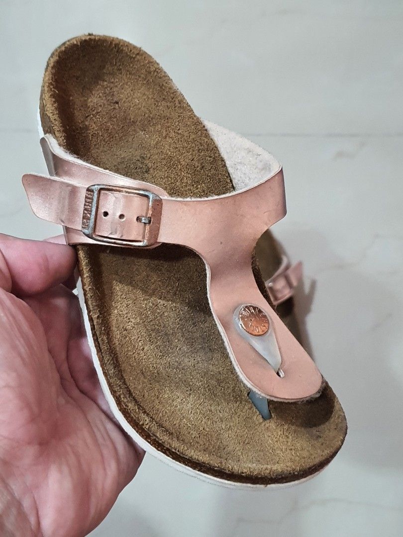 Rose gold birkenstock kids online