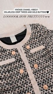 Blazer tweed vibes chanel