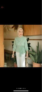 Blouse hijau