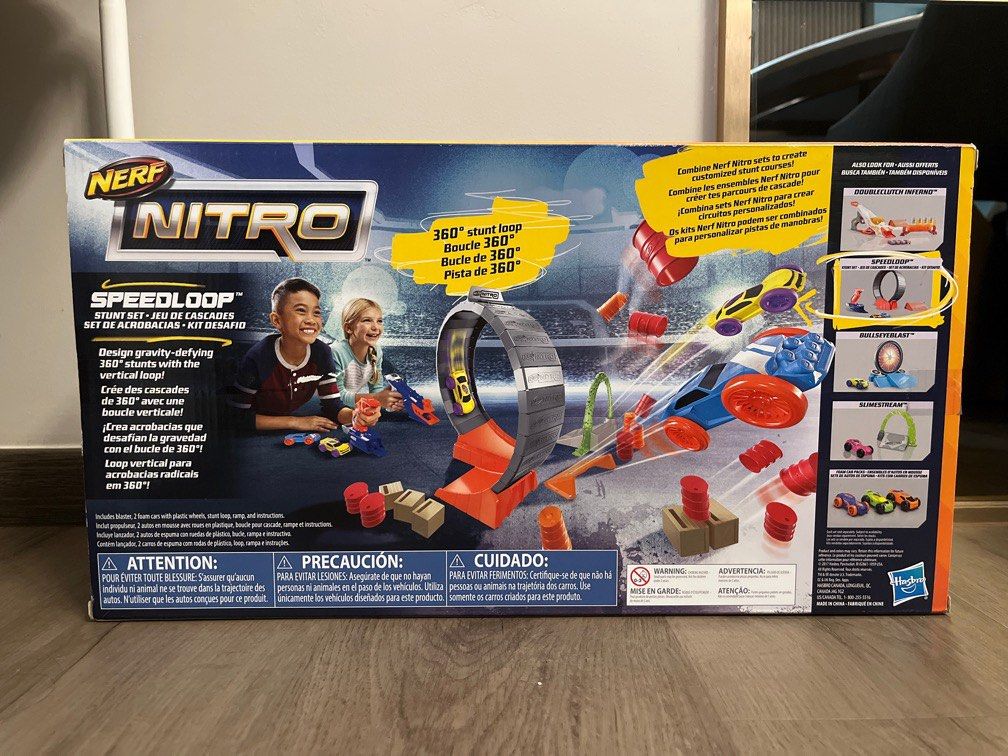 BNIB Nerf Nitro Speedloop Stunt Set