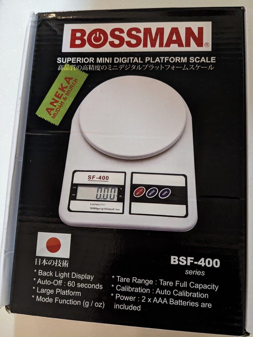 BOSSMAN Superior Mini Digital Platform Scale BSF-4101, TV & Home ...