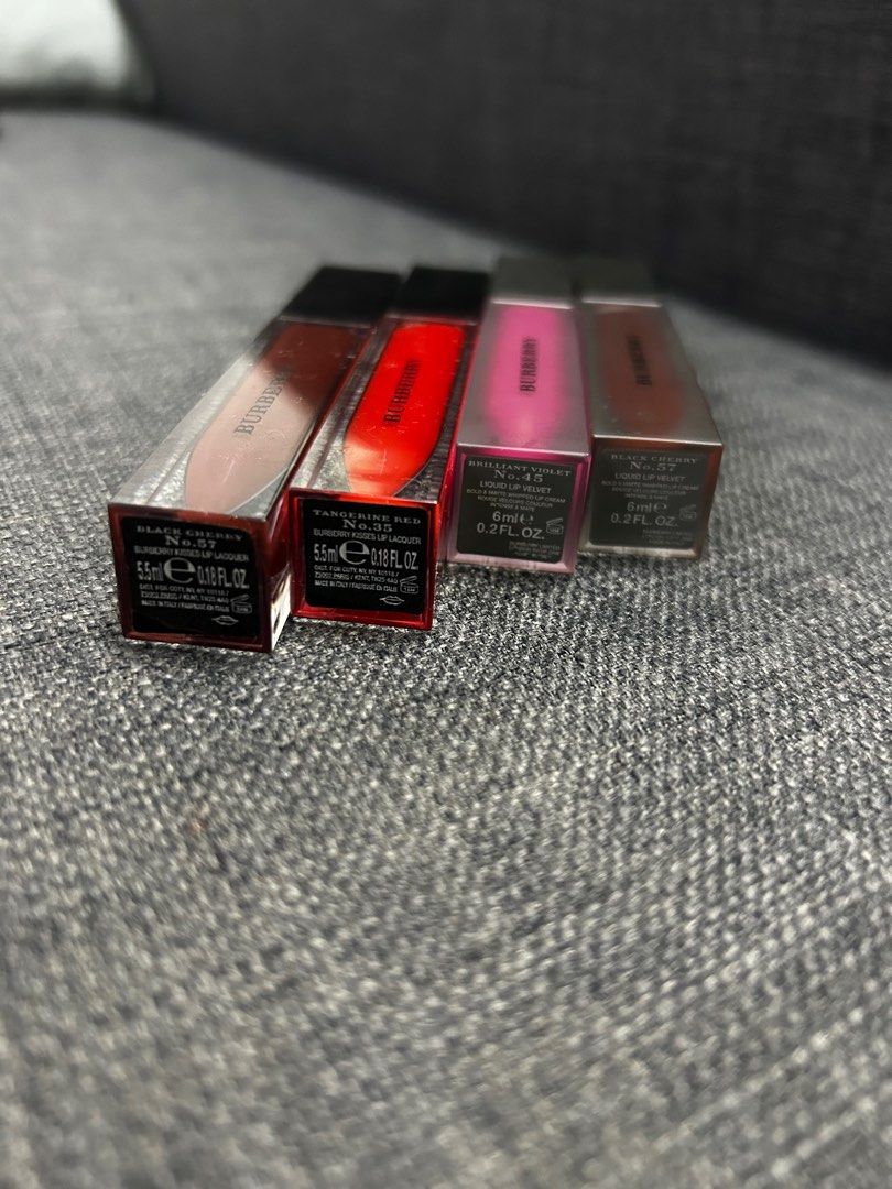 BRAND NEW] Burberry Kisses Lip Lacquer – Multiple Colour, Beauty & Personal  Care, Face, Makeup on Carousell
