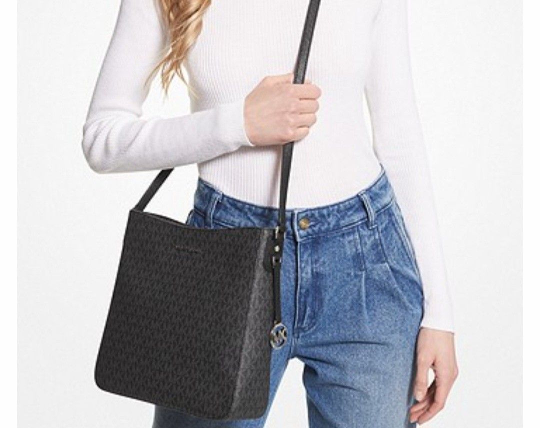 Michael kors jet set travel large messenger on sale