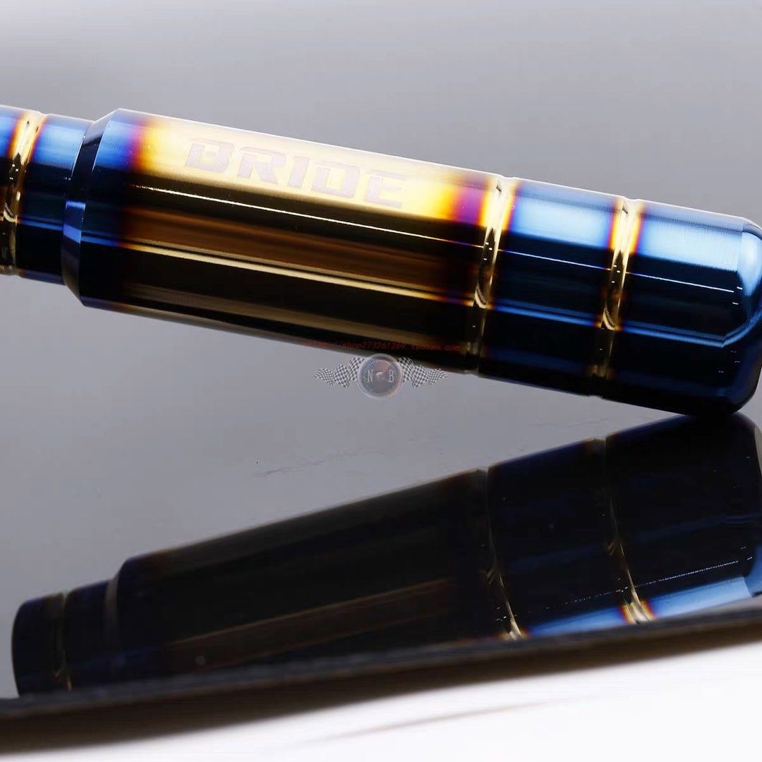 BRIDE / NOS Gear Knob roasted metal, Car Accessories, Accessories on