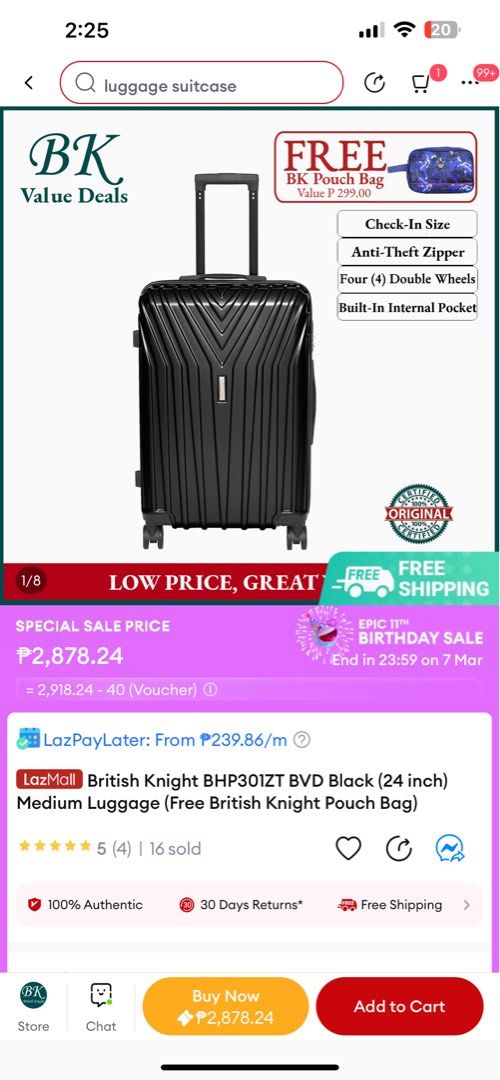 British shop knight brand