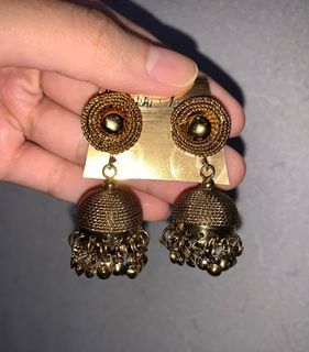 Indian Bronze Earrings