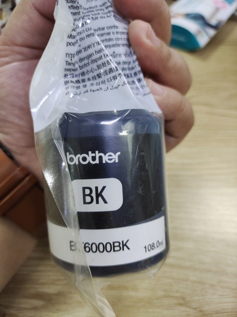 Brother bt6000bk printer ink 108ml, Computers & Tech, Printers ...