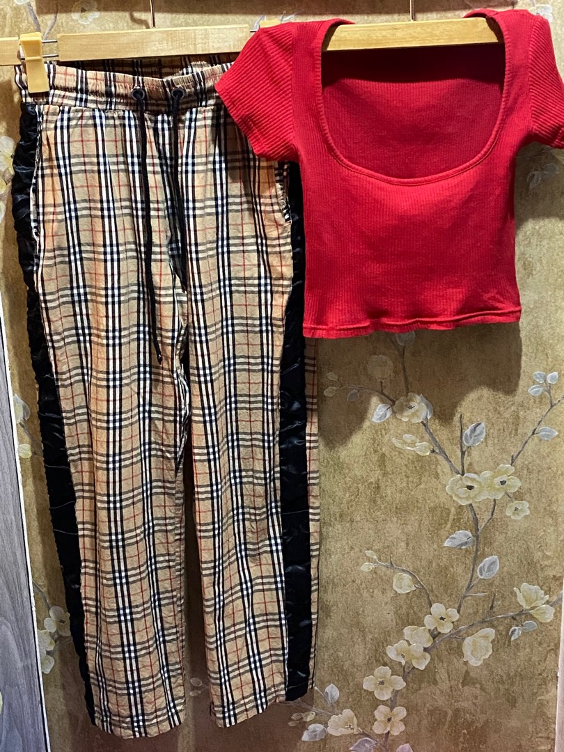Burberry pants hot sale zara
