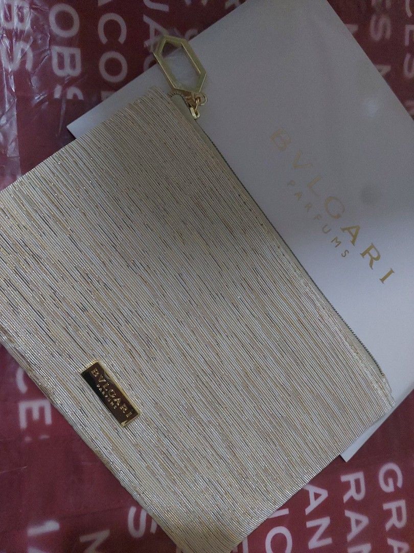 Bvlgari Pouch, Women's Fashion, Bags & Wallets, Purses & Pouches on ...
