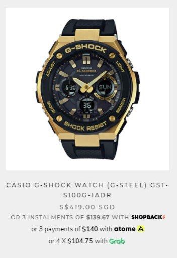 G shock gst s1000 discount