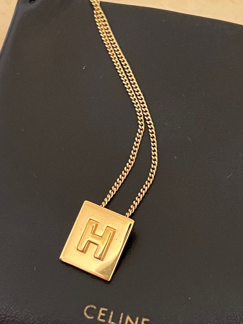 Celine letter necklace price on sale