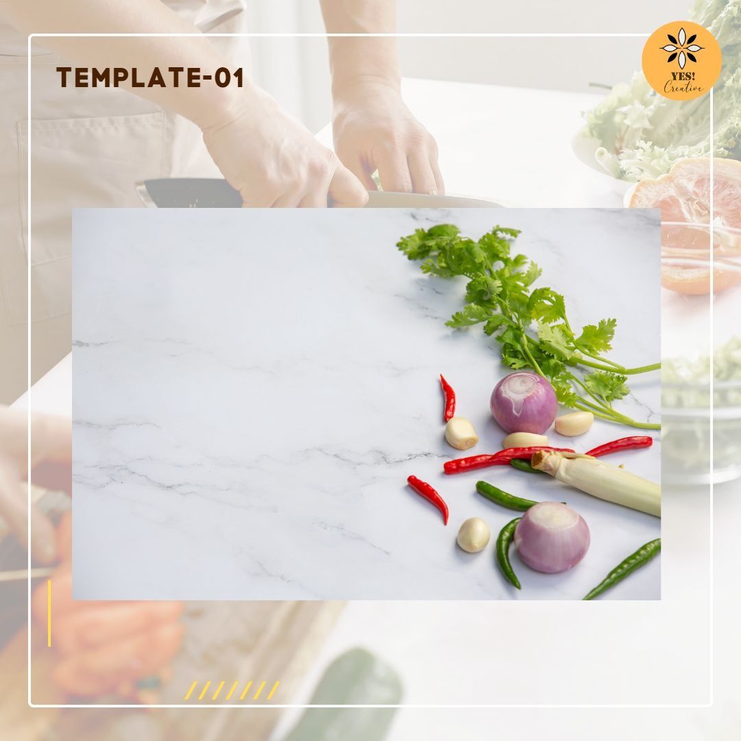 Cetak Background Foto Makanan (TEMA PUTIH), Desain & Kerajinan Tangan