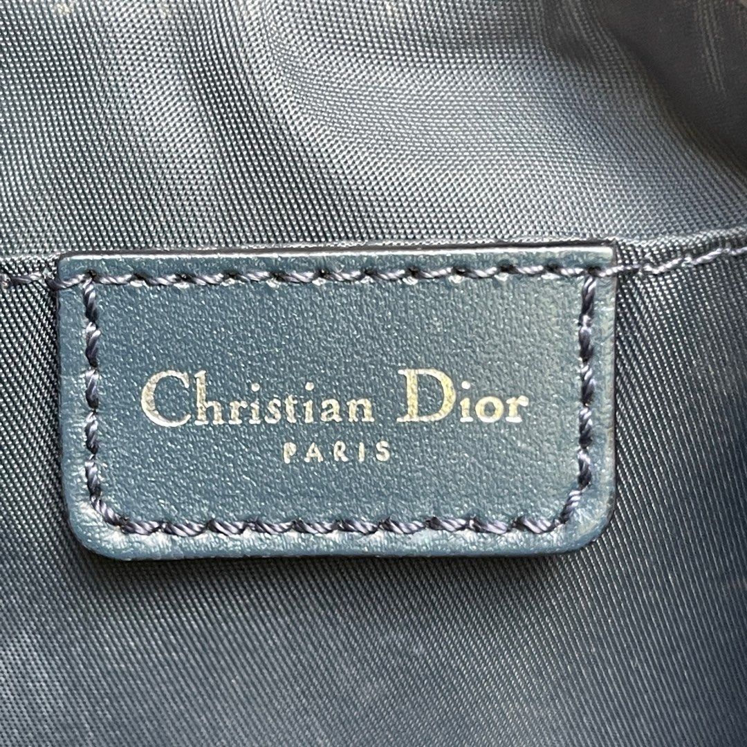 Vintage Diorissimo Christian Dior Monogram Trotter Pochette Bag with Silver, The Vault 1969