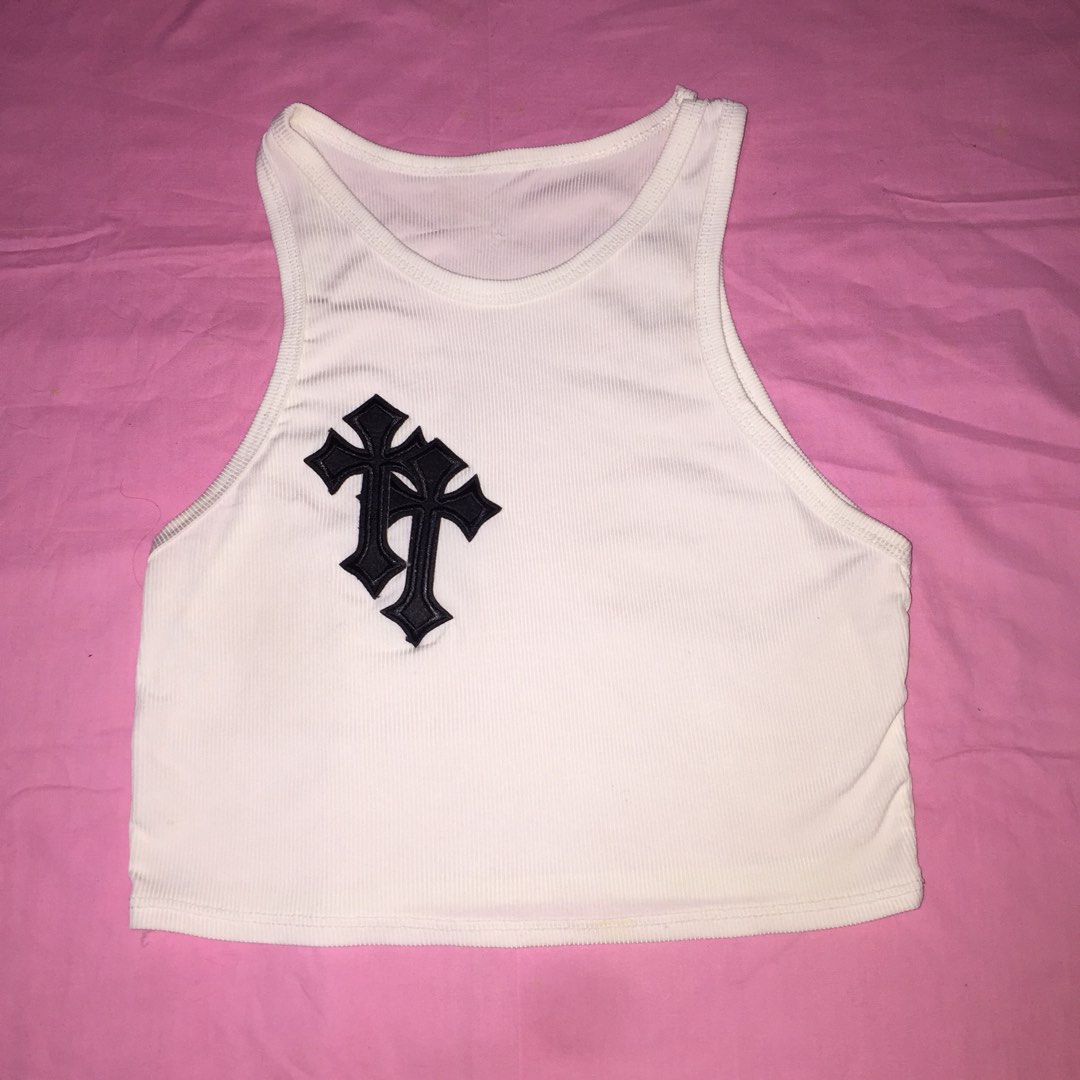 Chrome Hearts Cropped Tank Top on Carousell