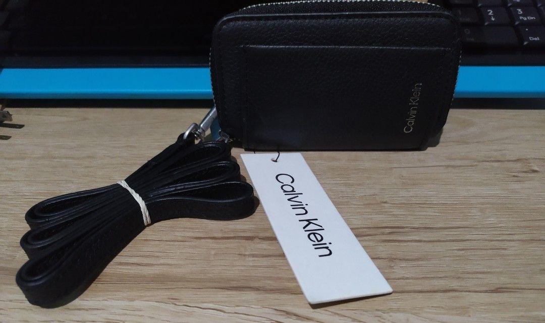 CK coin purse with lanyard