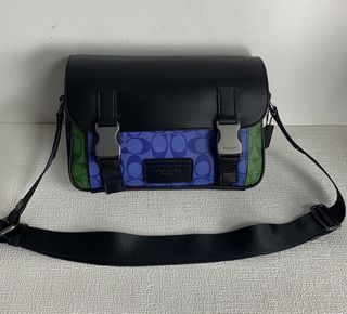 Coach] Crossbody Bag Signature Charcoal Black Men's c9867