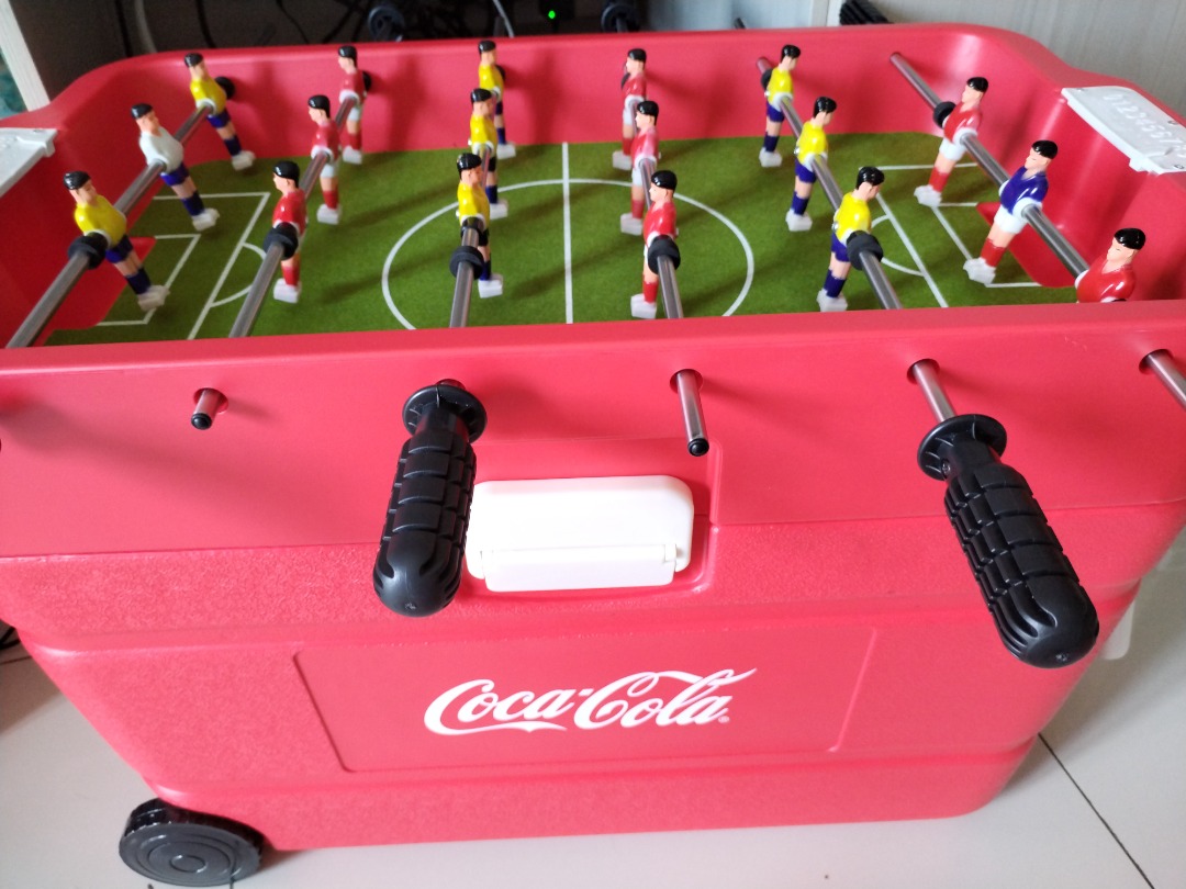 CocaCola Foosball Cooler, Hobbies & Toys, Collectibles & Memorabilia
