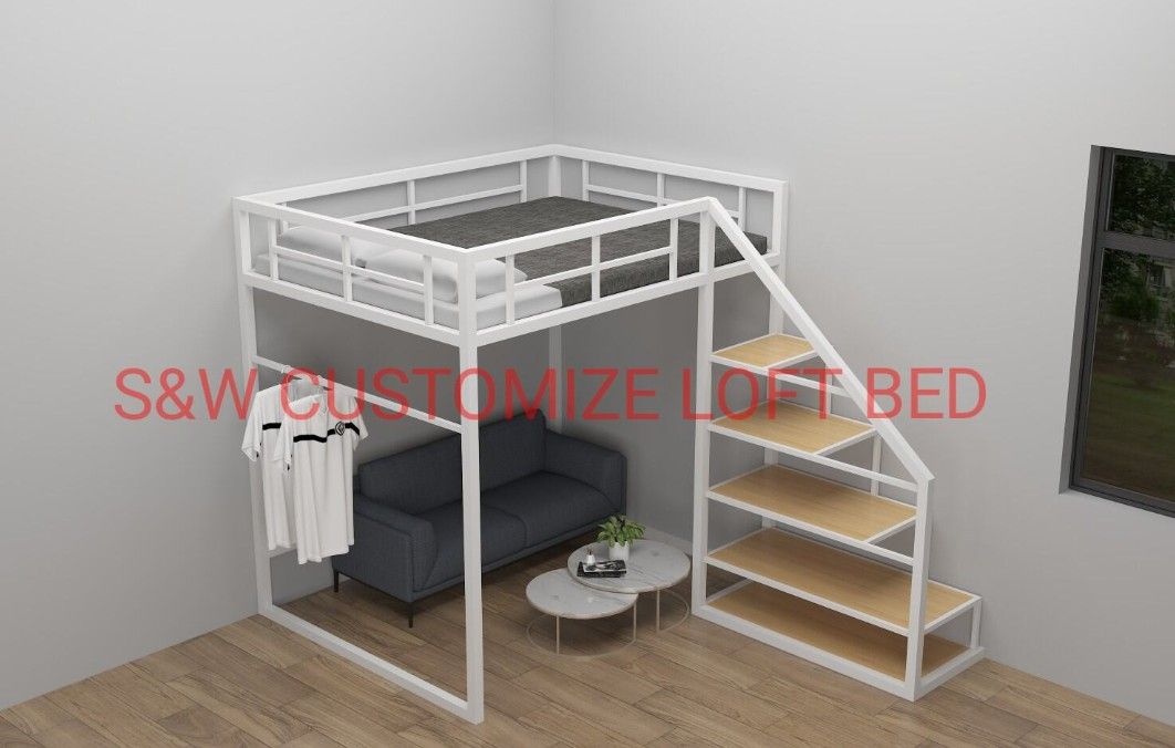 Customize helper loft bed /bobm shelter loft bed/condo unity room loft