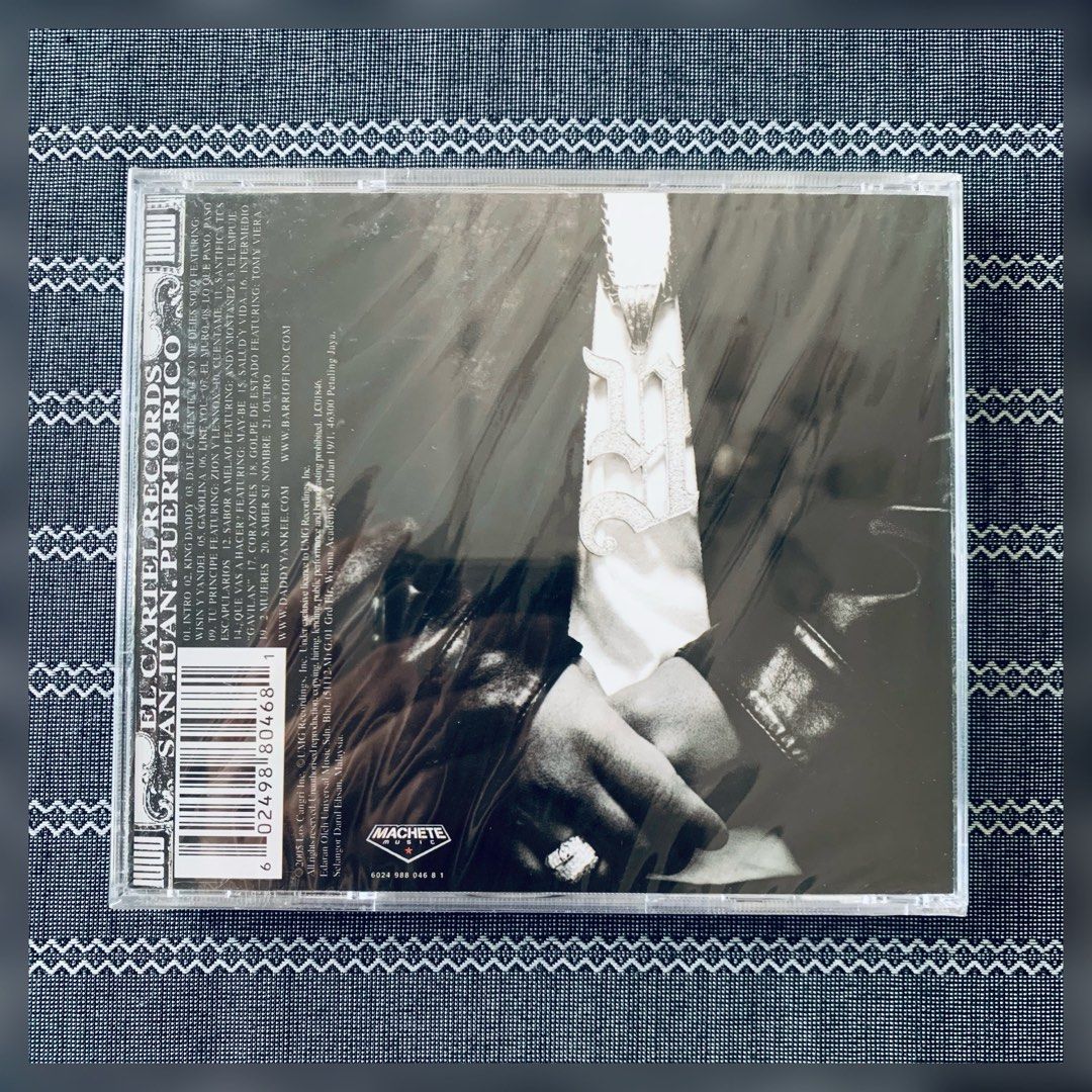 CD Album - Daddy Yankee - Barrio Fino - VI Music - USA