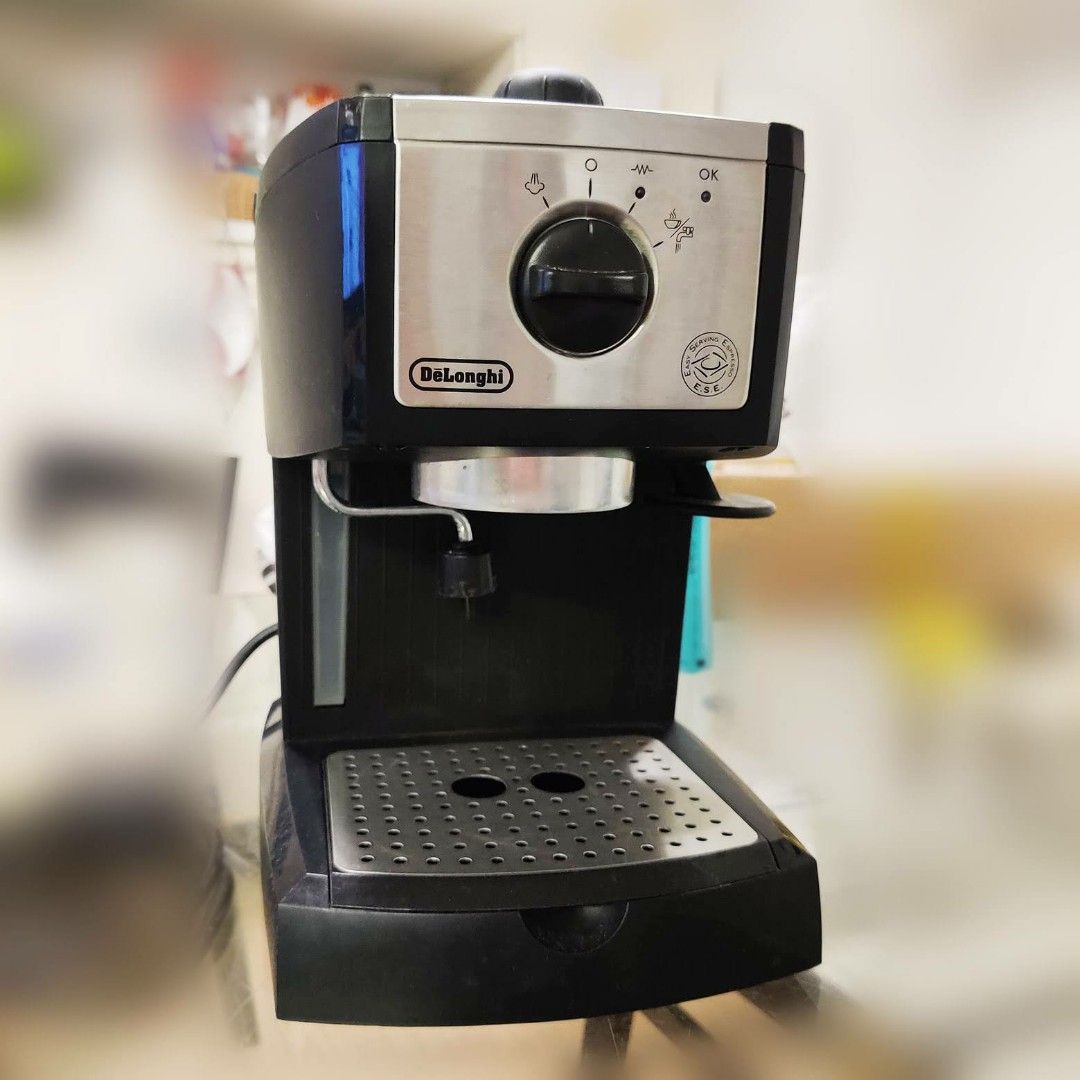 De Longhi EC155 半自動咖啡機 (只用咖啡粉), 家庭電器, 廚房電器, 咖啡機及咖啡壺 Carousell