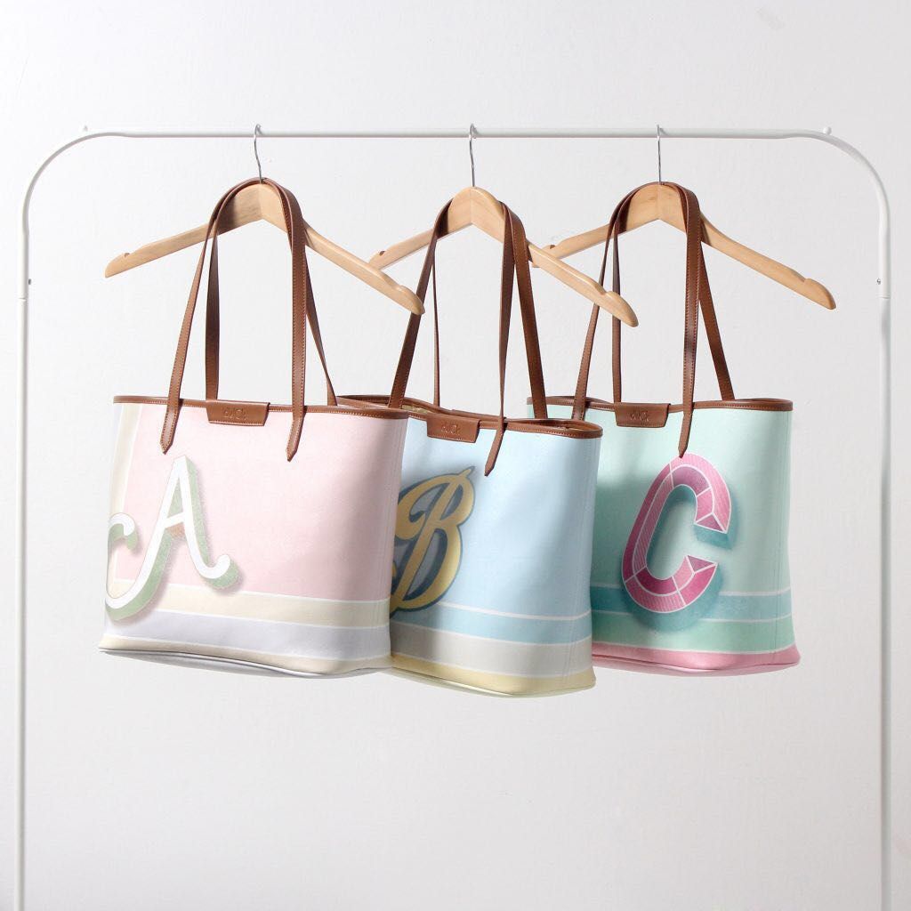 Alphabet tote on sale