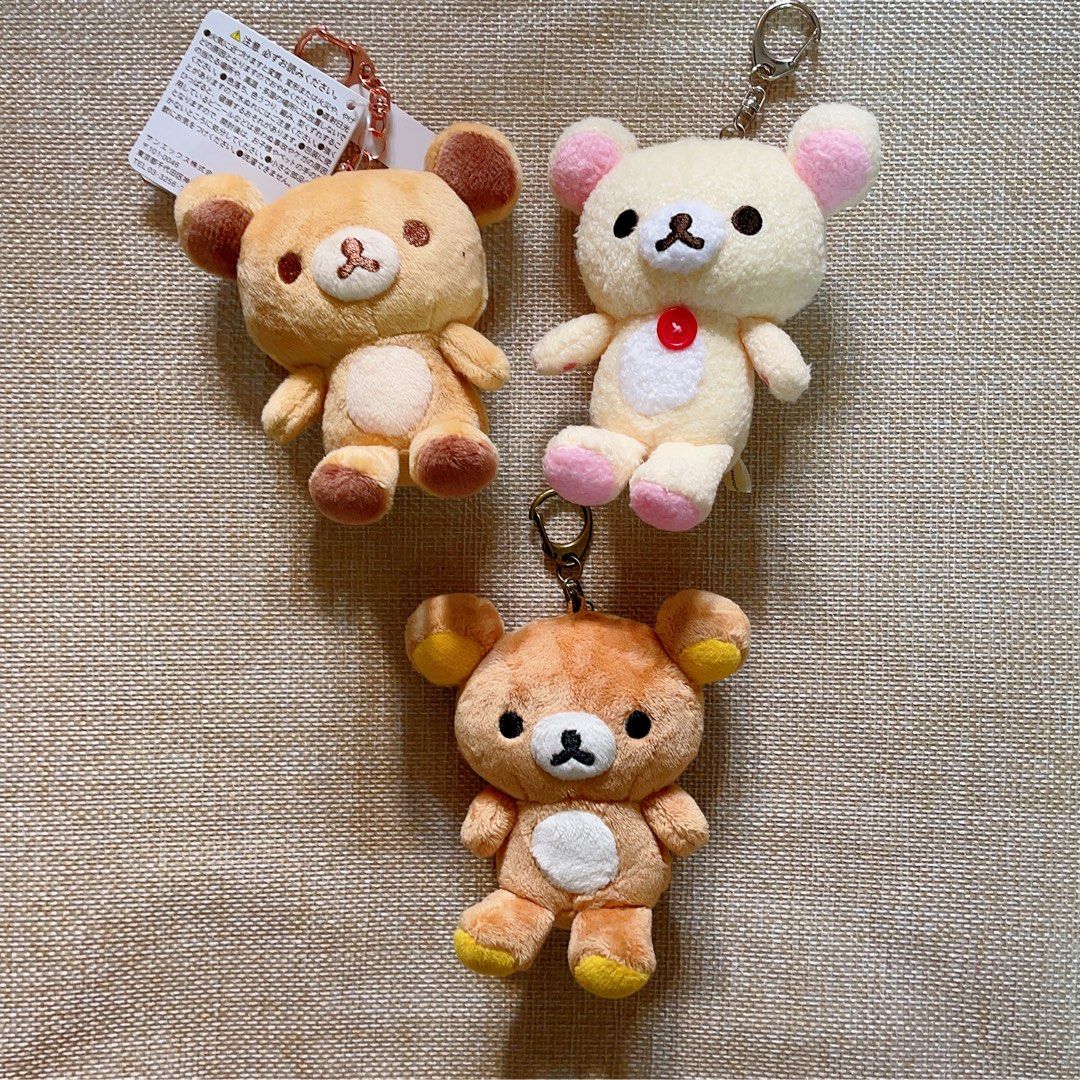 Rilakkuma plush sale keychain