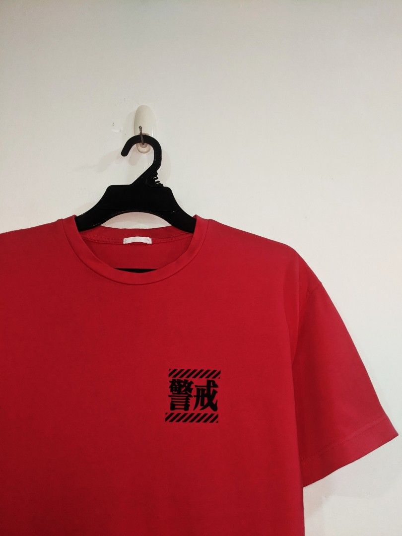 Evagalion anime GU uniqlo, Men's Fashion, Tops & Sets, Tshirts & Polo