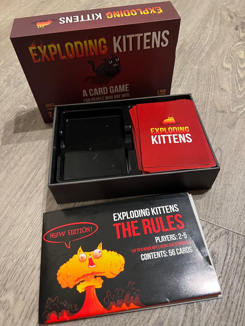 Exploding Kittens Classic (Original Set), Hobbies & Toys, Toys & Games ...