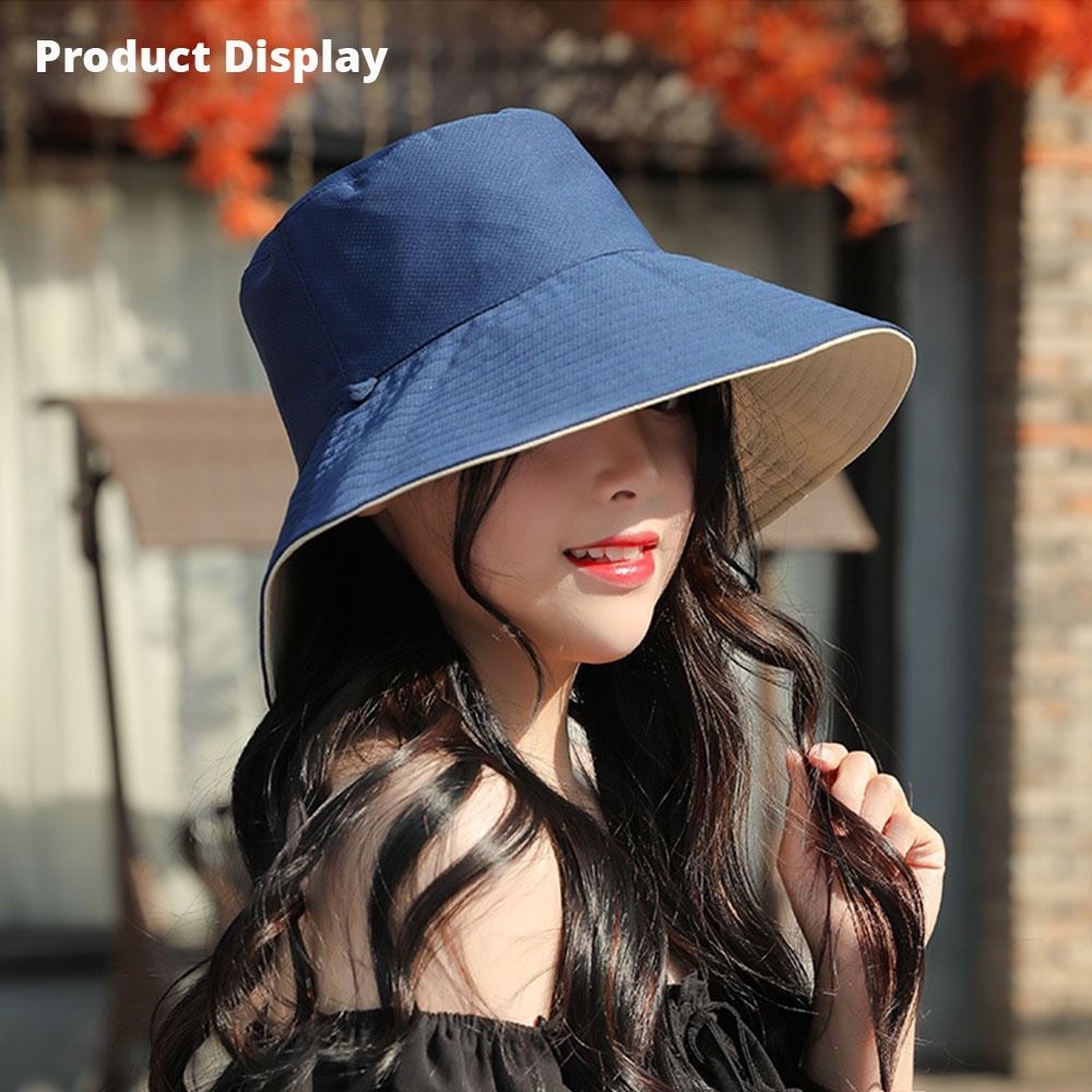 Foldable Bucket Hat Fishing Hat Unisex Wide Sun Cap Soft Cotton & Polyester  Fabric Windproof for Hiking Camping, Men's Fashion, Watches & Accessories,  Caps & Hats on Carousell