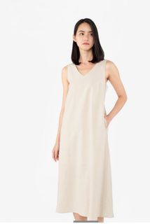 FTO Heidy Dress in Sand 