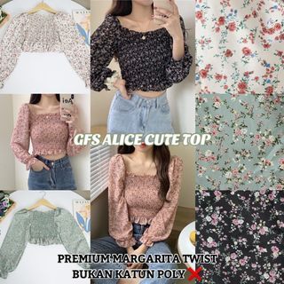 GF ALICE CUTE TOP / ATASAN WANITA TERBARU / BLOUSE KOREA MURAH VIRAL