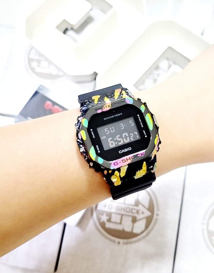 Gshock GM-5640GEM-1DR (Category: Men's Watches) located in Bulacan. Submitted by nehjauthentics (Listing ID 1219318716, Image 2). Description: 101% ORIGINAL NOW AVAILABLE GM-5640GEM-1DR 14,500 G-SHOCK 40th Anniversary Adventurer’s Stone limited-edition timepiece. The special colors of the minerals ancient seafarers used to find their way are reproduced in these watch designs with forging, ion plating, and masking processes, giving each metal beze