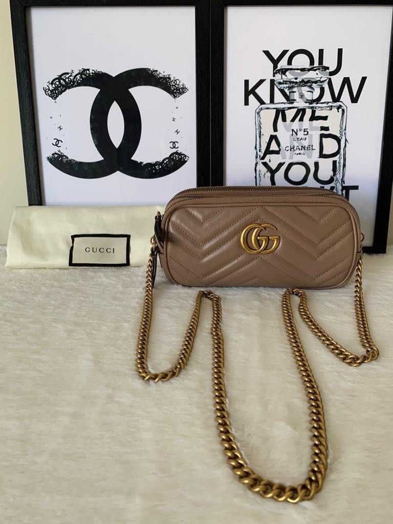 Gucci marmont zip bag 2025