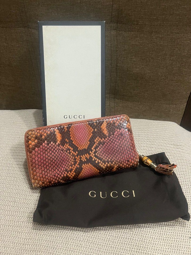 Gucci Snake Wallet, Luxury, Bags & Wallets on Carousell