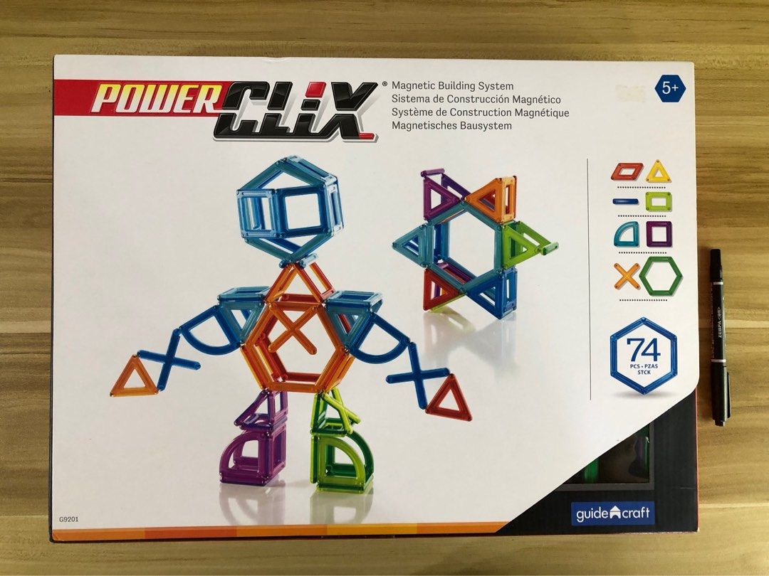 Powerclix magnetic set top