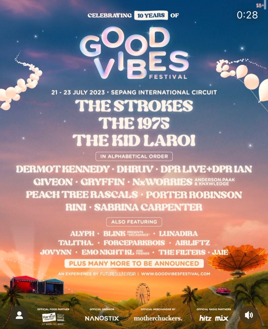 GVF 2023 Good Vibes Festival, Tickets & Vouchers, Event Tickets on