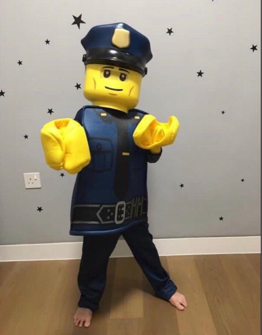 Police lego top costume
