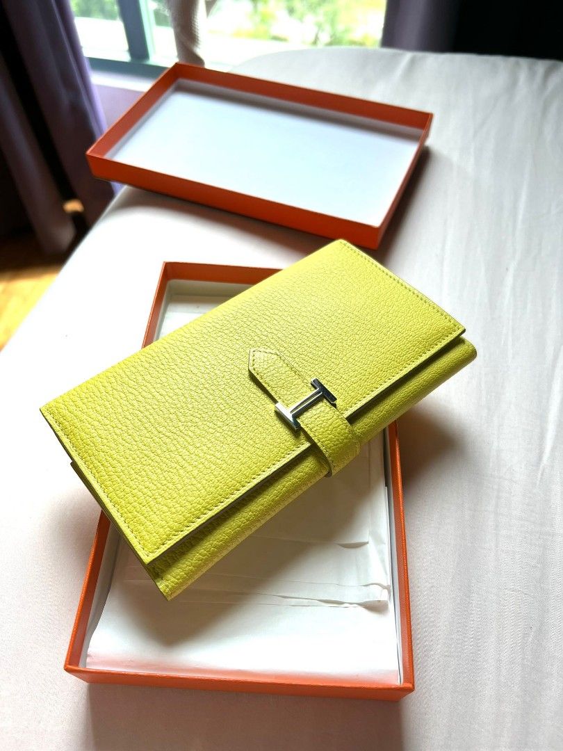 Hermes bearn trifold long wallet Luxury Bags Wallets on Carousell