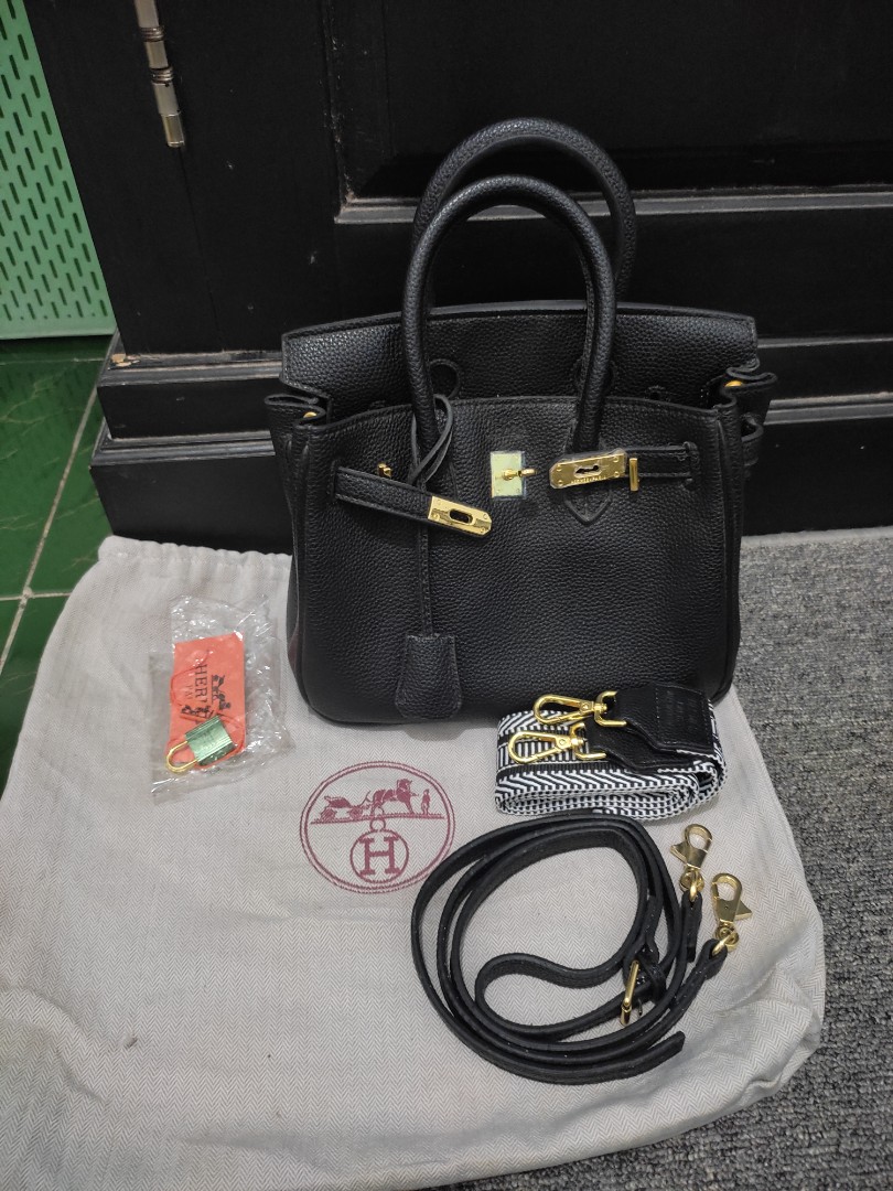 Hermes Hitam, Barang Mewah, Tas & Dompet Di Carousell