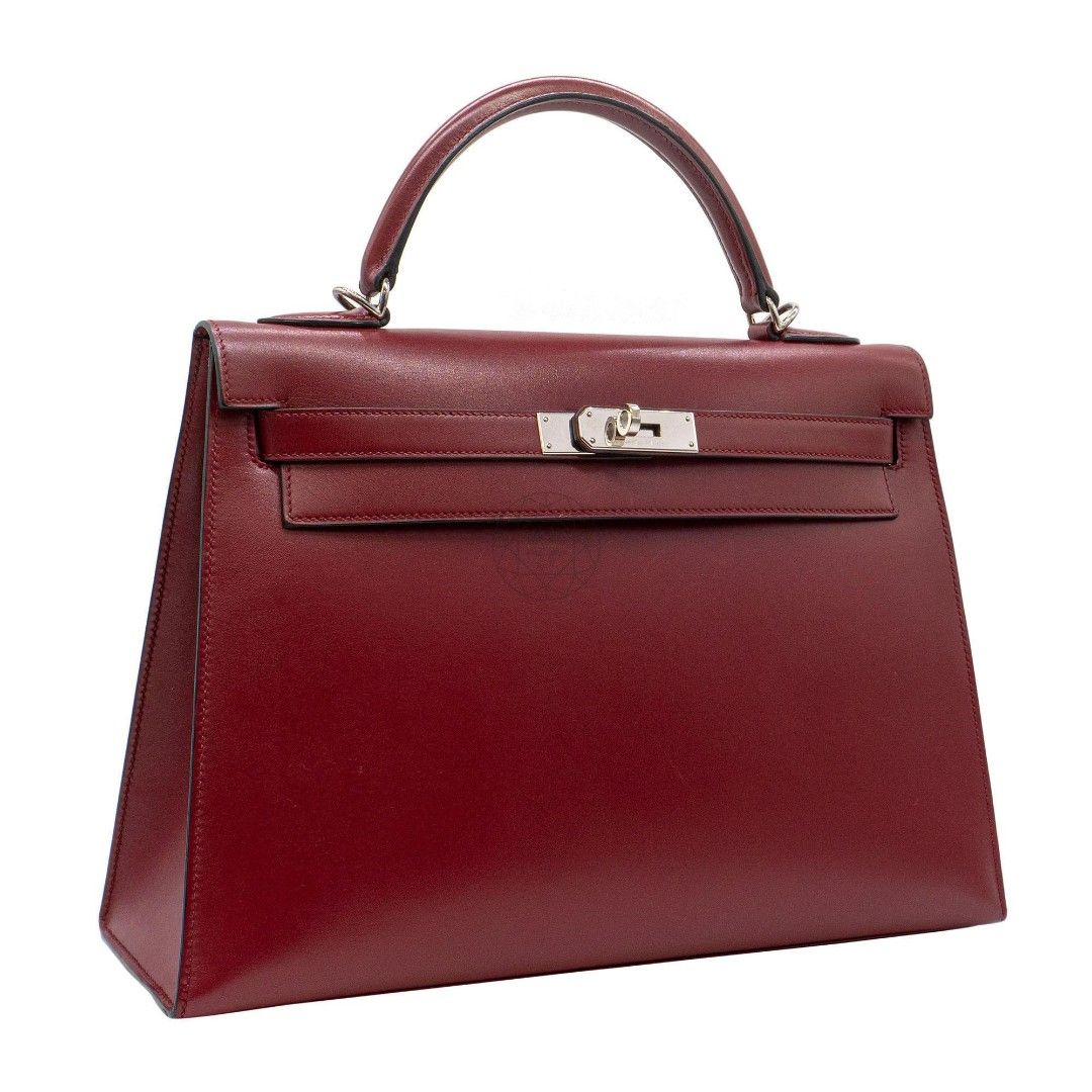 NEW Hermes Birkin 25 Sellier Rouge H Box Leather Phw, Luxury, Bags &  Wallets on Carousell