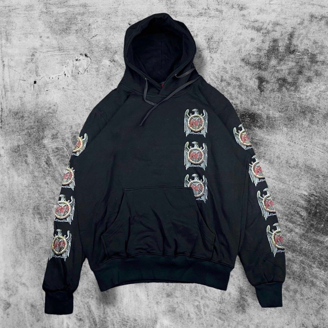 supreme slayer hooded sweatshirt L black