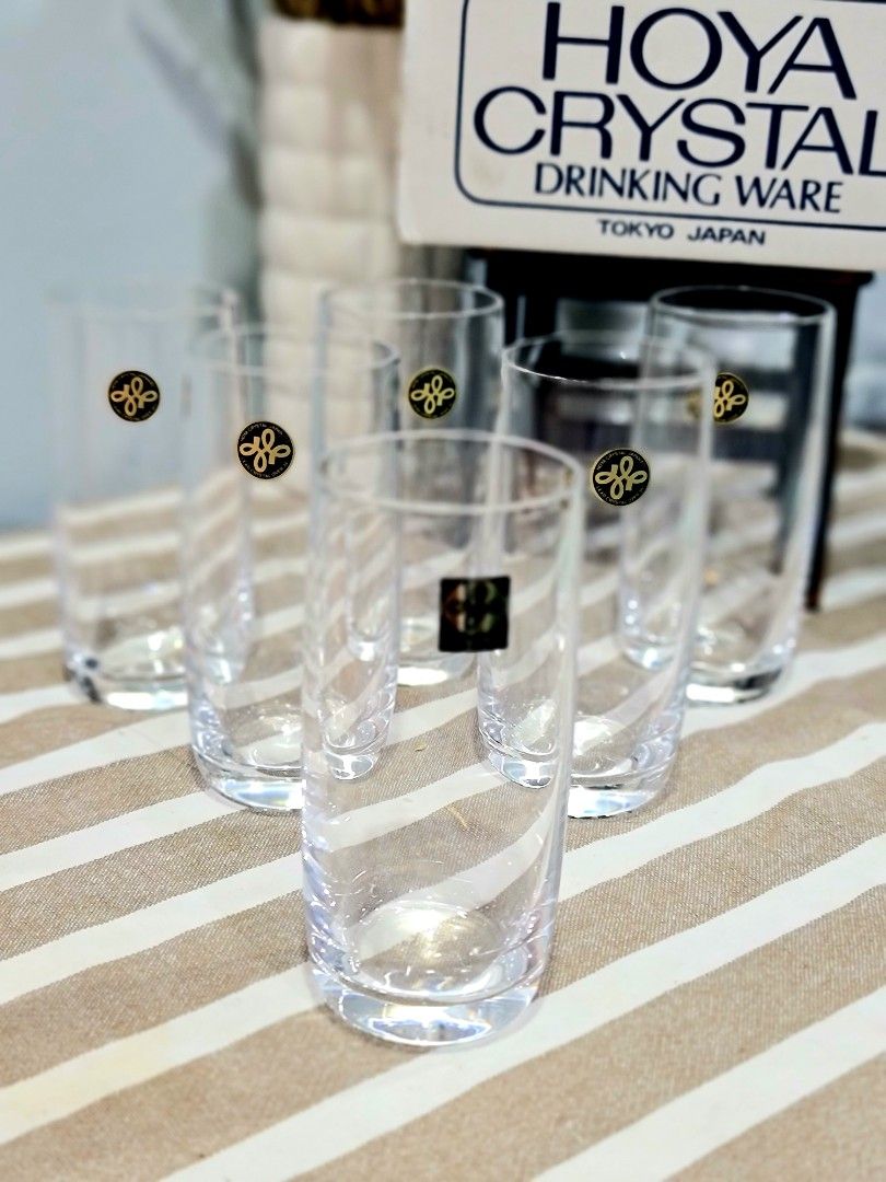 HOYA CRYSTAL DRINKING WARE on Carousell