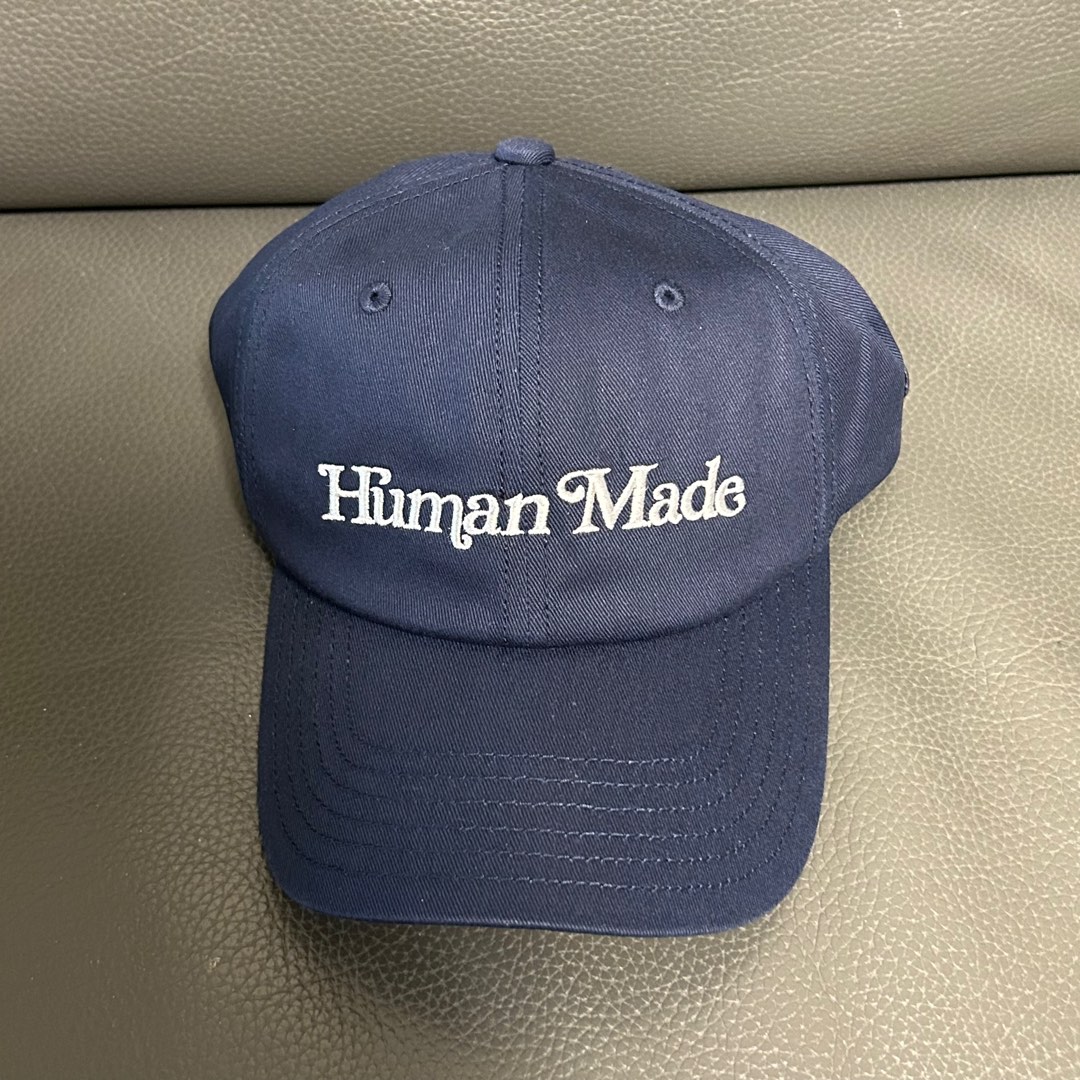 HUMAN MADE X GIRLS DON'T CRY WHITE DAY 6 PANEL CAP, 男裝, 手錶及 